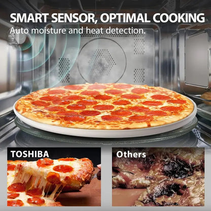 TOSHIBA ML-EC42P(SS) 4-in-1 Microwave Oven  Convection, Air Fryer, Smart Sensor & Mute Mode