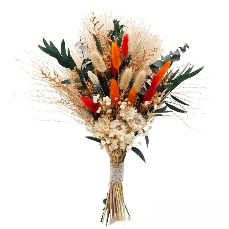 Curated Dried Flower Bouquet  Rustic Botanical Arrangement for Home & Wedding Spaces