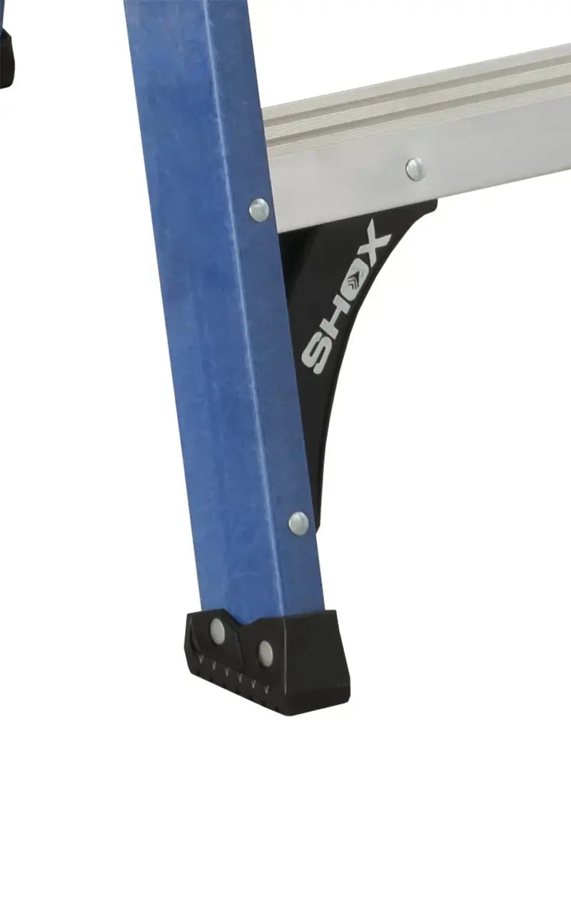 Louisville Fiberglass Step Ladder  6-Foot Height, 10-Foot Reach, 225-Pound Duty Rating (W-3217-06)