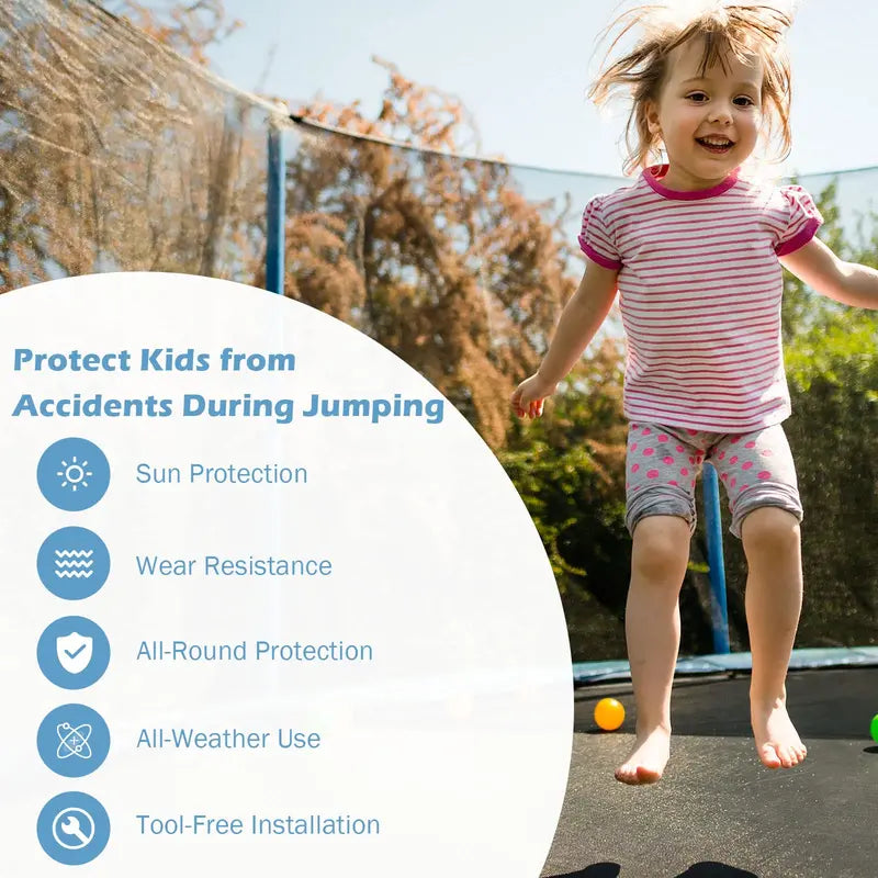 Weatherproof Replacement Trampoline Net for 816FT Round Models