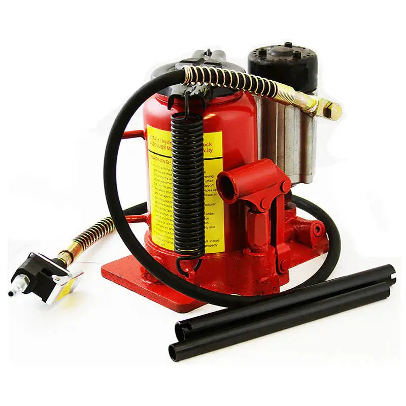20-Ton Air-Hydraulic Bottle Jack  40,000 lb Manual Lifting Capacity
