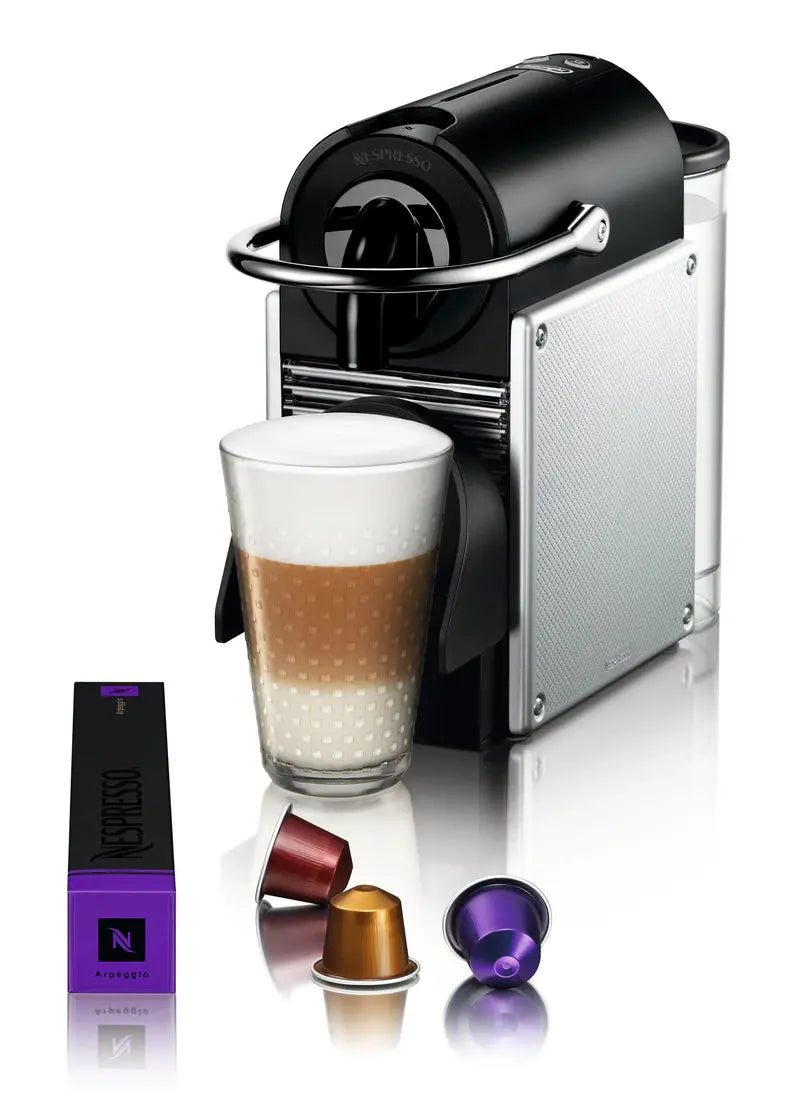 Nespresso Pixie by De’Longhi  Compact Aluminum Espresso Machine with Rapid Heat-Up