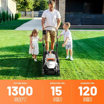 Litheli U20 Handy+ 20V 13″ Lightweight Cordless Mower — Garden-Ready