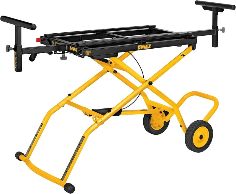 DEWALT DWX726 Miter Saw Stand with Mobility Wheels  Yellow Frame