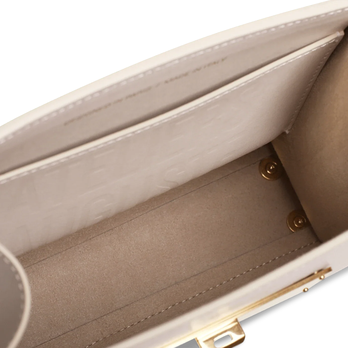 Mini Capucine - Cuir Box Blanc Cassé