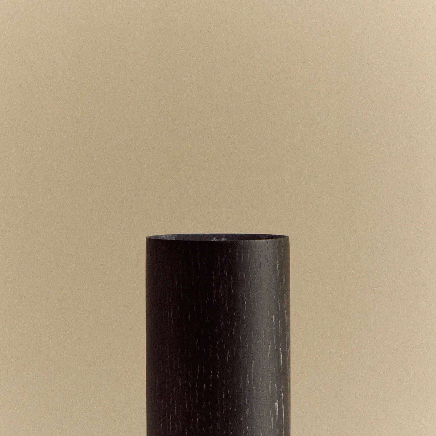 Knuckle Table Lamp in Blackened Oak + Oval D2W