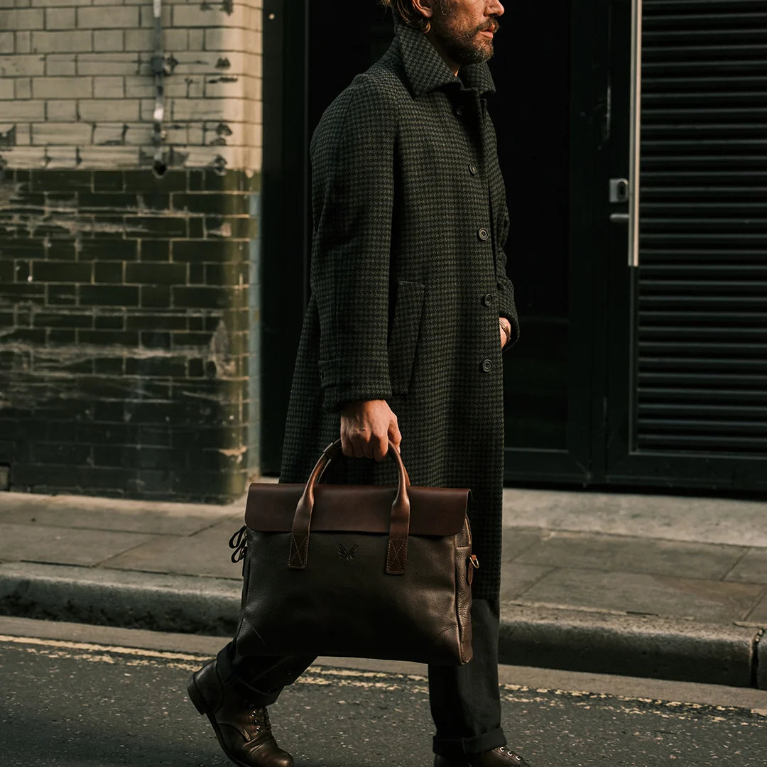 Leather Brief - Brown