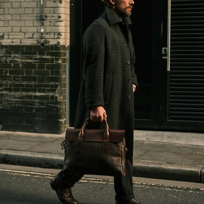 Leather Brief - Brown