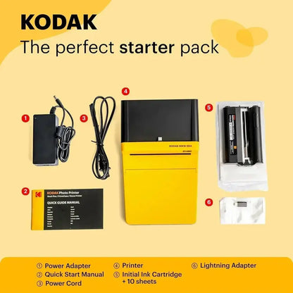 KODAK Dock ERA Plus Instant Photo Printer  4PASS 4×6 Thermal Printer with Easy Mobile Printing