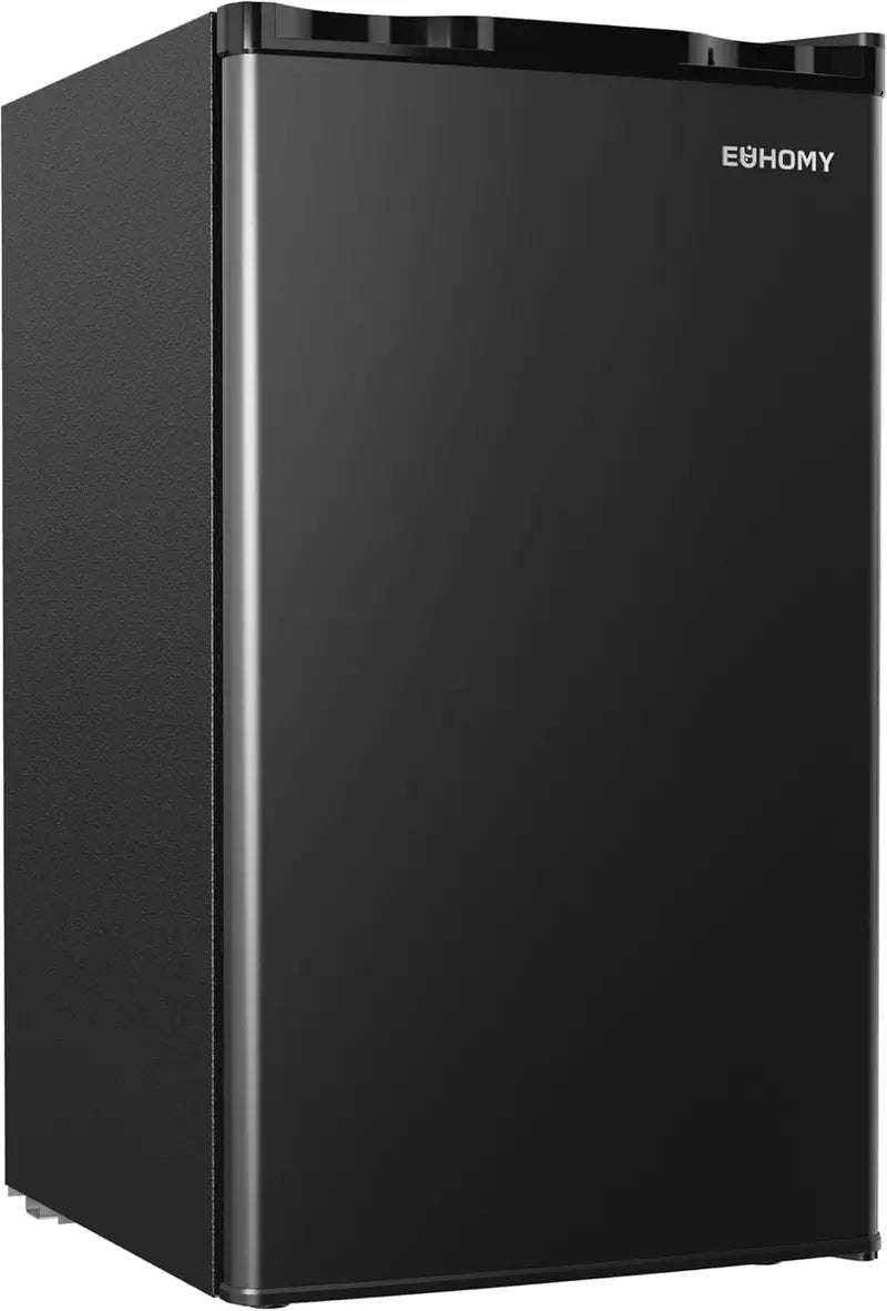 EUHOMY 3.2 cu. ft. Single-Door Mini Fridge  Adjustable Thermostat Compact Cooler