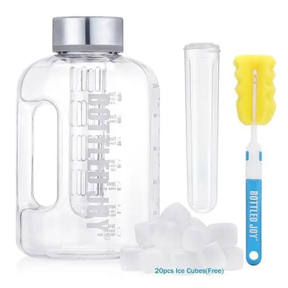 BOTTLED JOY Water Bottle with Built-in Filter, BPA-Free, 20oz  Ideal for Travel & Outdoor Activities