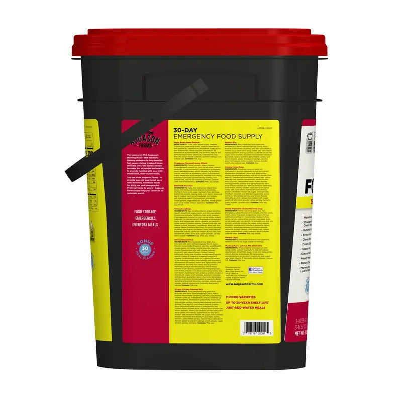 Augason Farms 30-Day Emergency Food Supply  20 lb 7.55 oz Deluxe Survival Kit