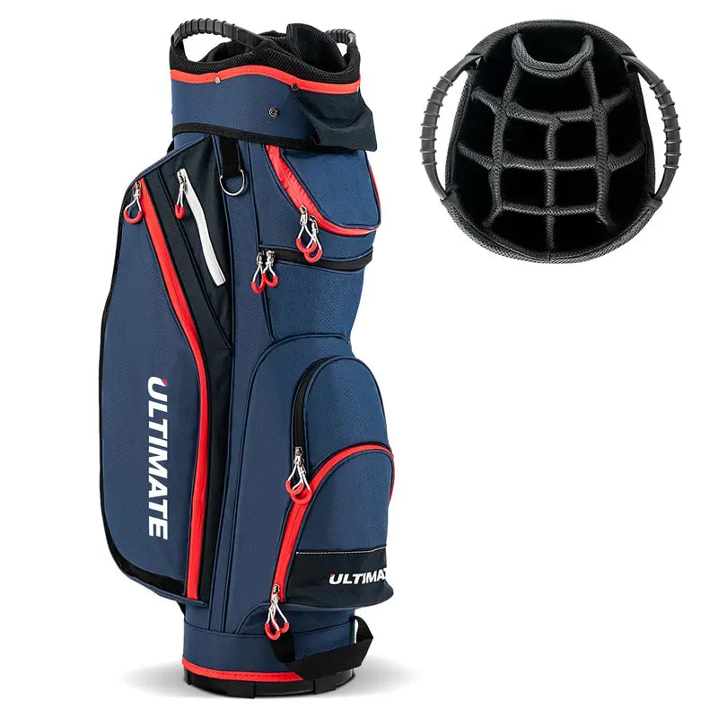 Lightweight 14-Way Golf Bag  Compact Travel-Friendly Club Carrier with Dual Straps