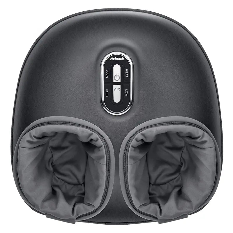 Nekteck Shiatsu Foot Massager with Heat, Adjustable Air Compression & Deep-Kneading Nodes
