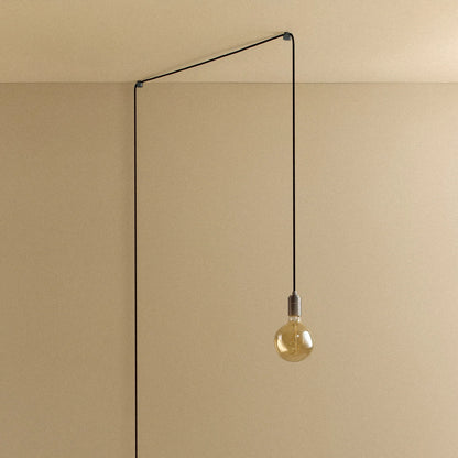 Voronoi I Plug-In Pendant in Graphite