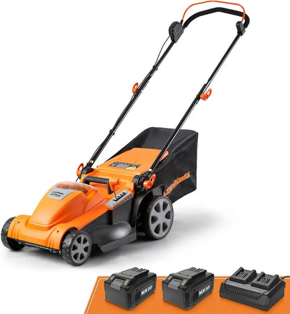 LawnMaster 16″ 12A Corded Electric Lawn Mower — Quiet & Efficient