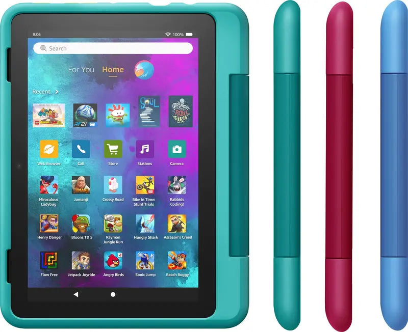 Amazon Fire HD 8 Kids Pro Tablet (2022)  8-inch HD Display, Wi-Fi, 32GB Storage, Ages 612, Cyber Sky Edition