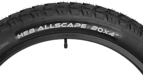 HEB ALLSCAPE 26×4/20×4 High-Performance Puncture-Resistant Bike Tire for E-Bikes & Mountain Bikes | Street & Trail Riding