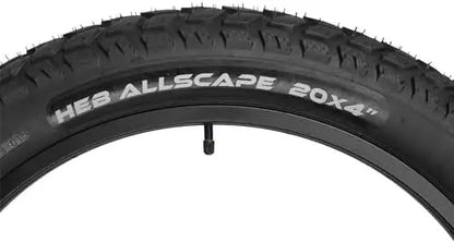HEB ALLSCAPE 26×4/20×4 High-Performance Puncture-Resistant Bike Tire for E-Bikes & Mountain Bikes | Street & Trail Riding