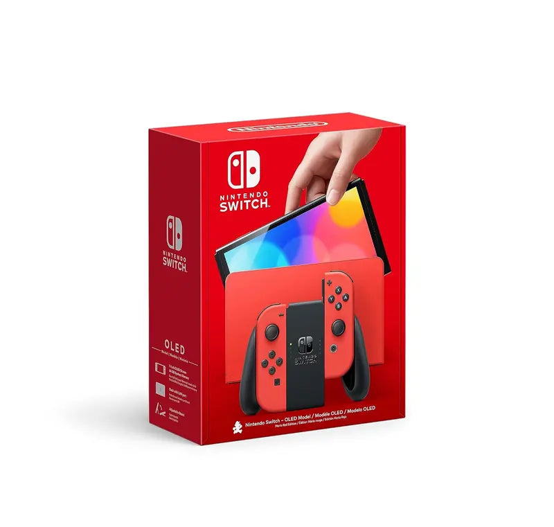 Renewed Nintendo Switch OLED Model  Includes White Joy-Con Controllers and Enhanced Display