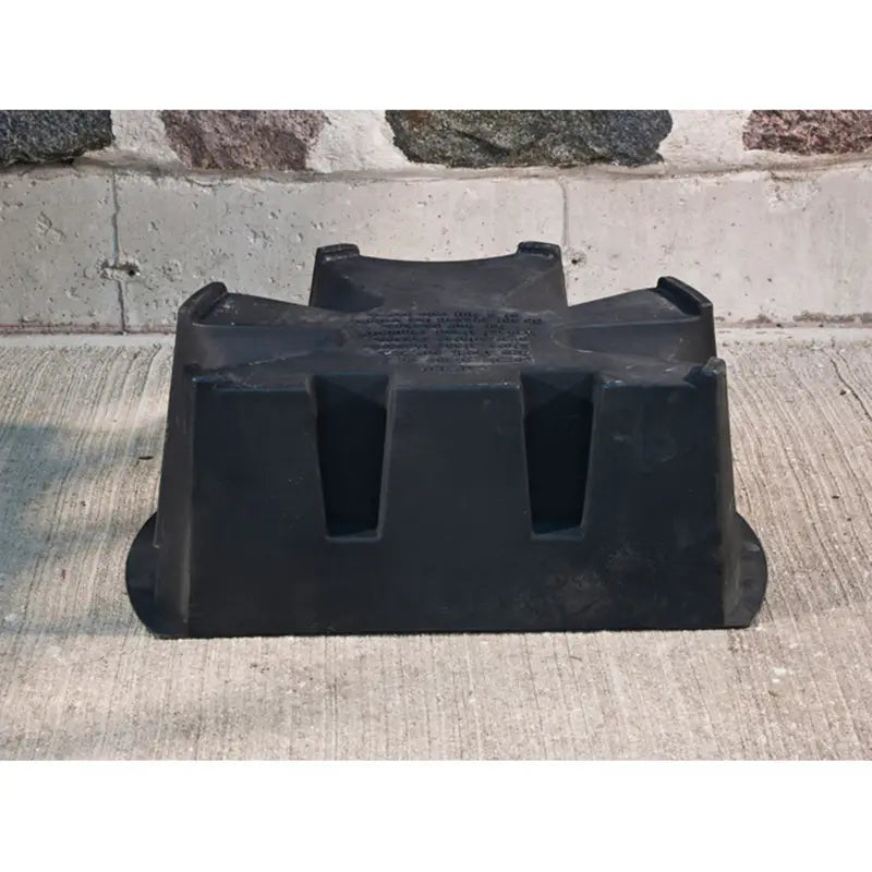 RTS Home Accents Flat Back Rain Barrel Stand, Black Color