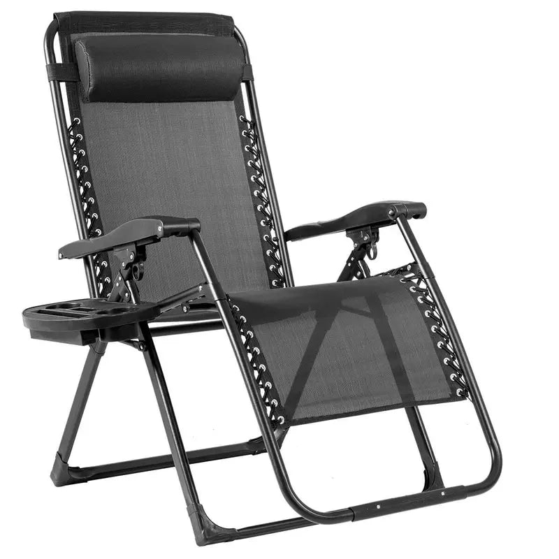 Zero-Gravity Recliner Chair  500-Lb Capacity Oversized Lounge with Cup Holder