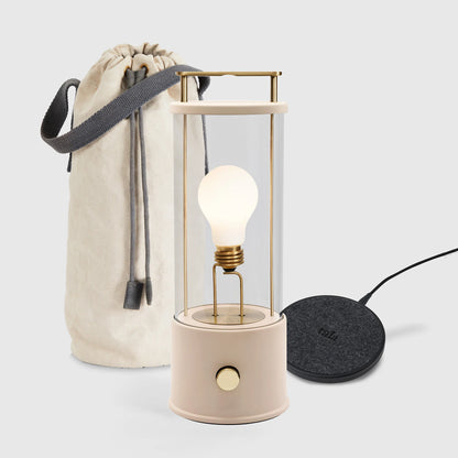 The Muse 1.0 Portable Lamp in Setting Plaster Pink Bundle