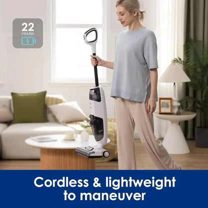 Cordless Wet/Dry Vacuum & Mop — All-in-One Hard Floor Cleaner for Effortless Maintenance
