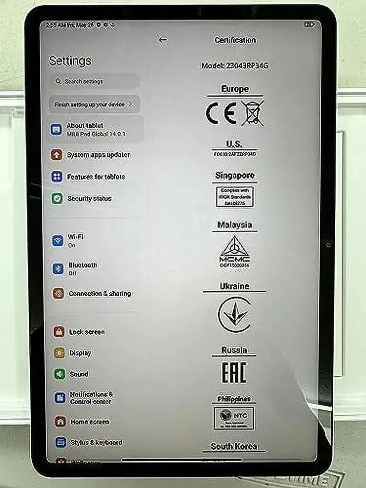 Xiaomi Pad 6 Tablet, 11″ 144Hz Display, 128GB Storage, 6GB RAM, WiFi, Dolby Atmos, 13MP Camera, Gravity Gray
