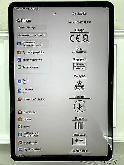 Xiaomi Pad 6 Tablet, 11″ 144Hz Display, 128GB Storage, 6GB RAM, WiFi, Dolby Atmos, 13MP Camera, Gravity Gray