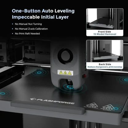Adventurer 5M 3D Printer  Fully Auto-Leveling, Precision FDM Desktop Printing System