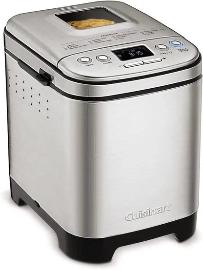 Cuisinart Compact Automatic Bread Maker  2-Pound Loaf Capacity, Programmable Timer & Multiple Baking Options