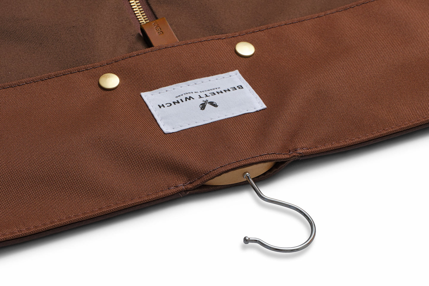 Suede Trifold - Tobacco Brown