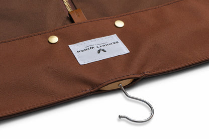 Suede Trifold - Tobacco Brown
