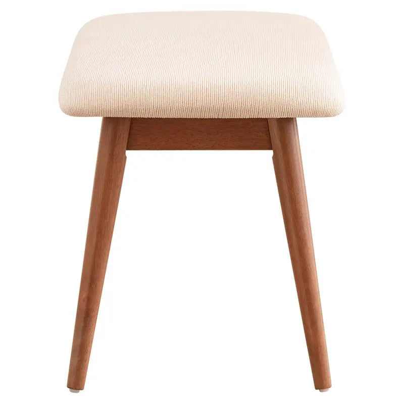 Weston Home Chelsea Upholstered Bench, Beige