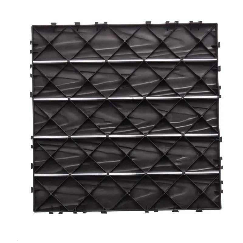 76-Pack Interlocking Plastic Deck Tiles  68.8 Sq. Ft. All-Weather, Waterproof Outdoor Flooring