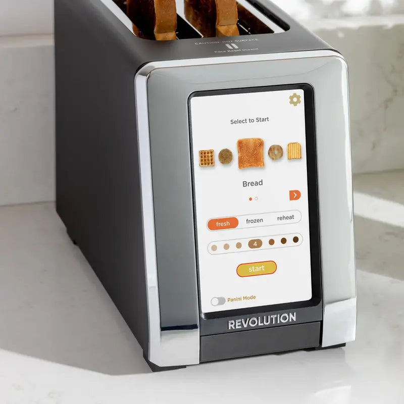 Revolution Cooking InstaGLO R810 Toaster  Matte Black Finish with Rapid Glow Technology
