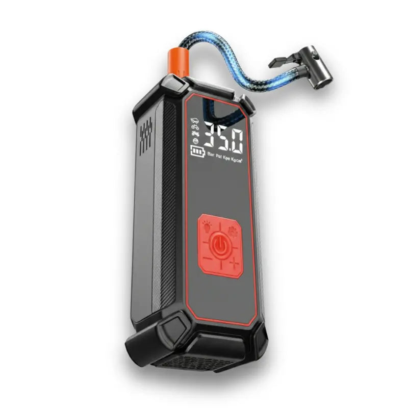 Digital 12V Portable Tire Inflator  Precision Gauge, Dual Power Input (Car/USB)