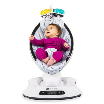 4moms mamaRoo 4 Baby Swing  Bluetooth-Enabled Rocker with Five Soothing Motions & App Connectivity