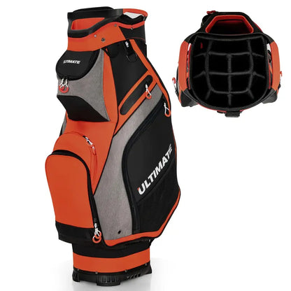 Lightweight 14-Way Golf Cart Bag with Full-Top Organizer Compartments
