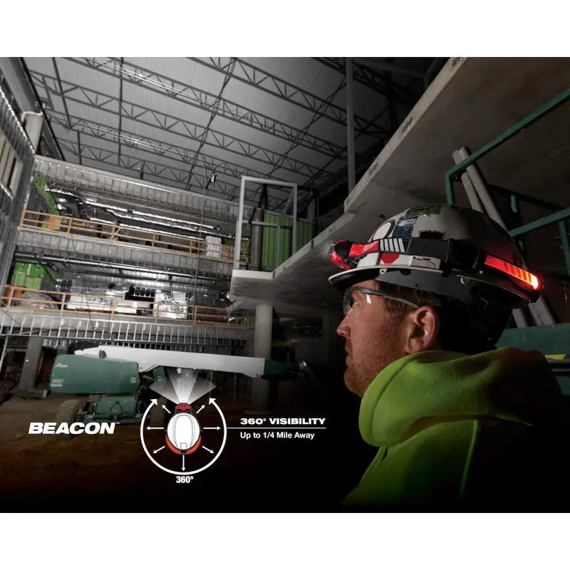 600 Lumens REDLITHIUM USB 360-Degree Visibility Hard Hat Headlamp with USB Charger & Power Kit