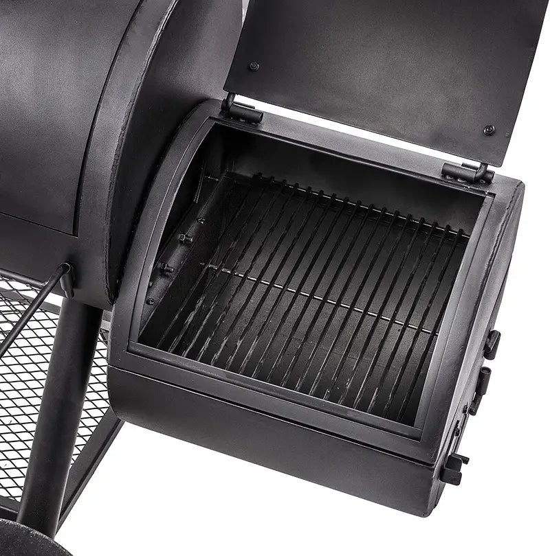Longhorn Reverse-Flow Offset Smoker for Authentic BBQ Flavor