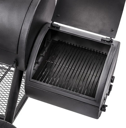 Longhorn Reverse-Flow Offset Smoker for Authentic BBQ Flavor
