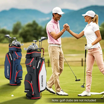 Lightweight 14-Way Golf Bag  Compact Travel-Friendly Club Carrier with Dual Straps