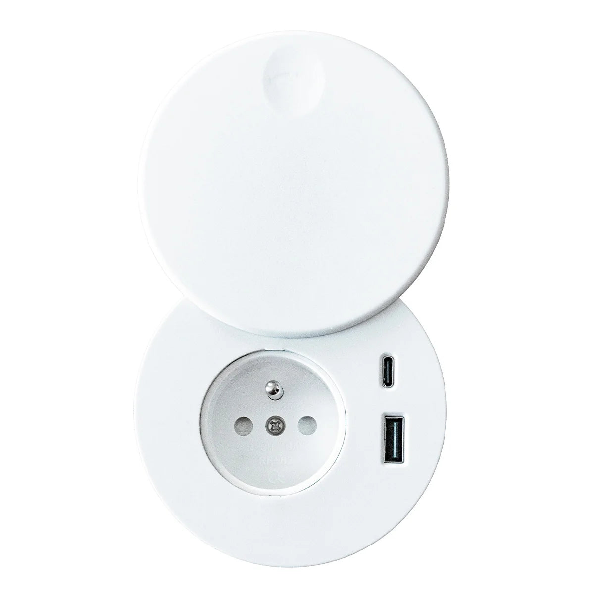 Prise de bureau encastrable avec USB-C et USB-A