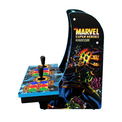 Arcade1UP Marvel Superheroes 2-Player Counter-Cade with Lit Marquee & Headphones Jack