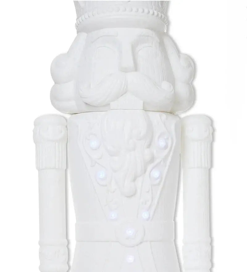 2025 Holiday Time 75″ Lighted & Musical Nutcracker Statue  Festive 6-Foot Christmas Decoration