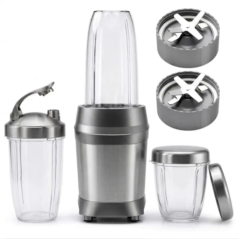 High-Power 1200W Smoothie & Food Prep Blender  Ice-Crushing, 3-Cup Portable Design