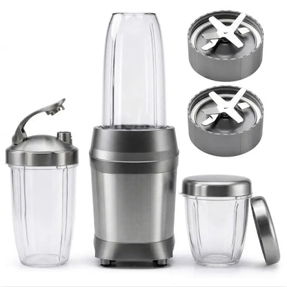 High-Power 1200W Smoothie & Food Prep Blender  Ice-Crushing, 3-Cup Portable Design