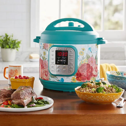 The Pioneer Woman Sweet Rose 6-Quart Instant Pot Duo  Multi-Cooker & Pressure Cooker Combo